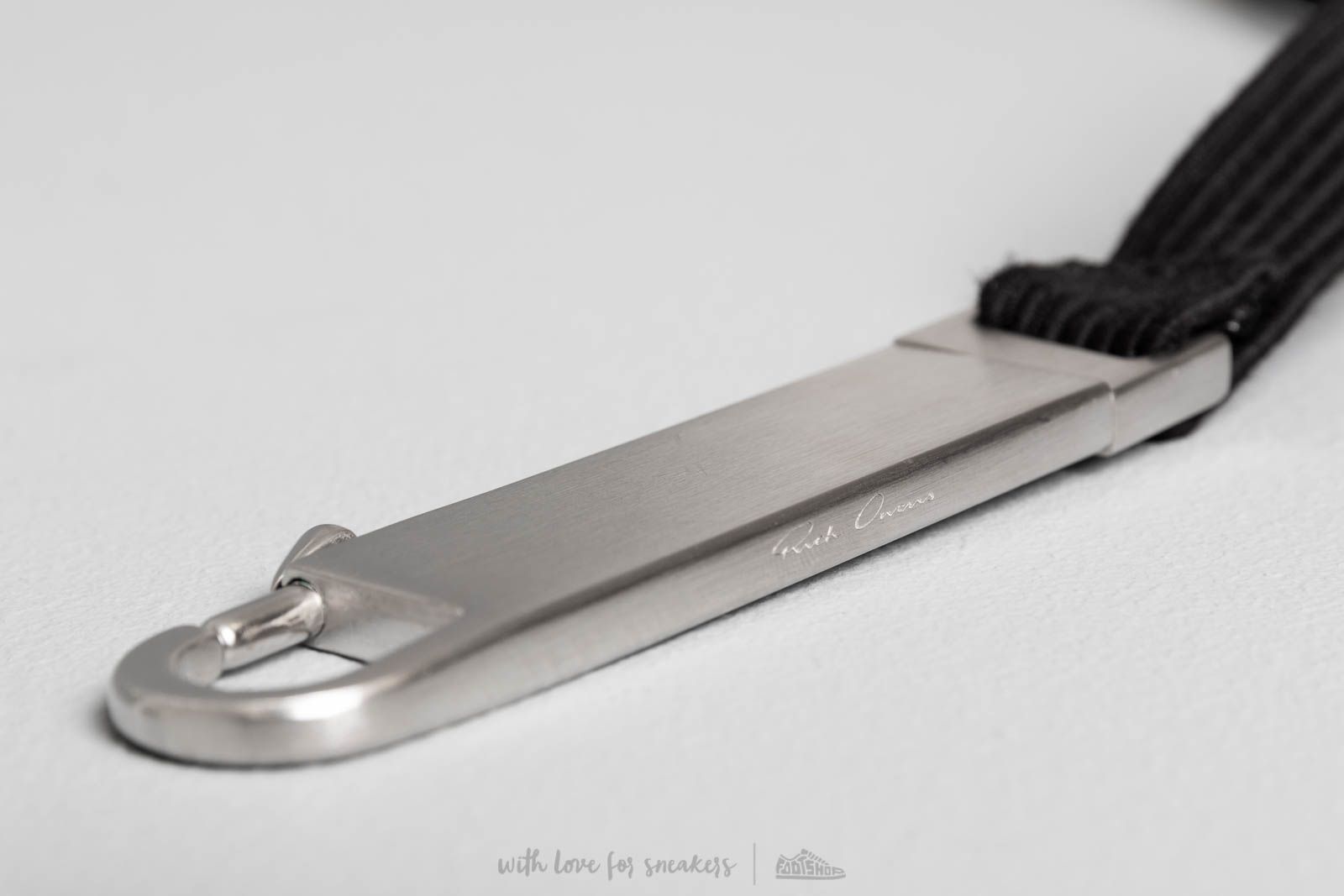 Ostatní doplňky Rick Owens Neck Hook Metal Silver/ Black