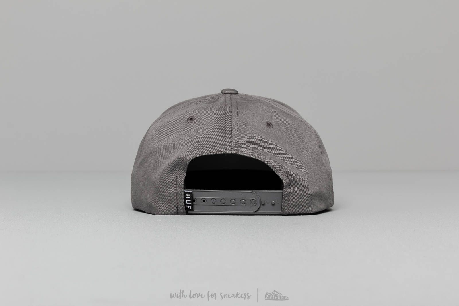 Kšiltovky HUF Essentials Box Snapback Charcoal
