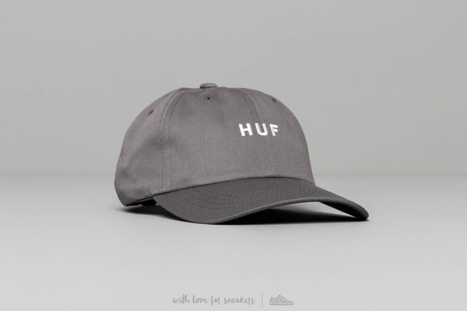 Kšiltovky HUF Og Logo Curved Visor Hat Charcoal