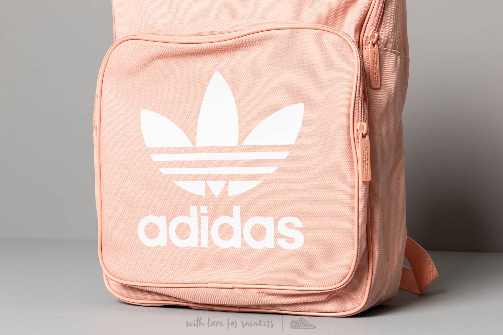 Adidas trefoil backpack pink cheap