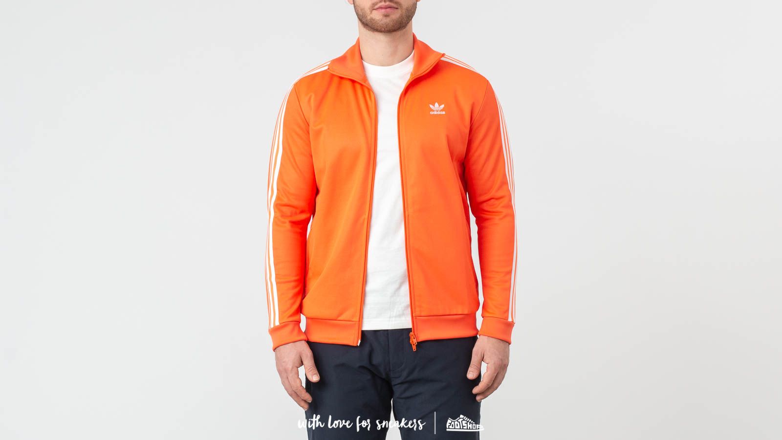 Hoodies and sweatshirts adidas Beckenbauer Track Top True Orange