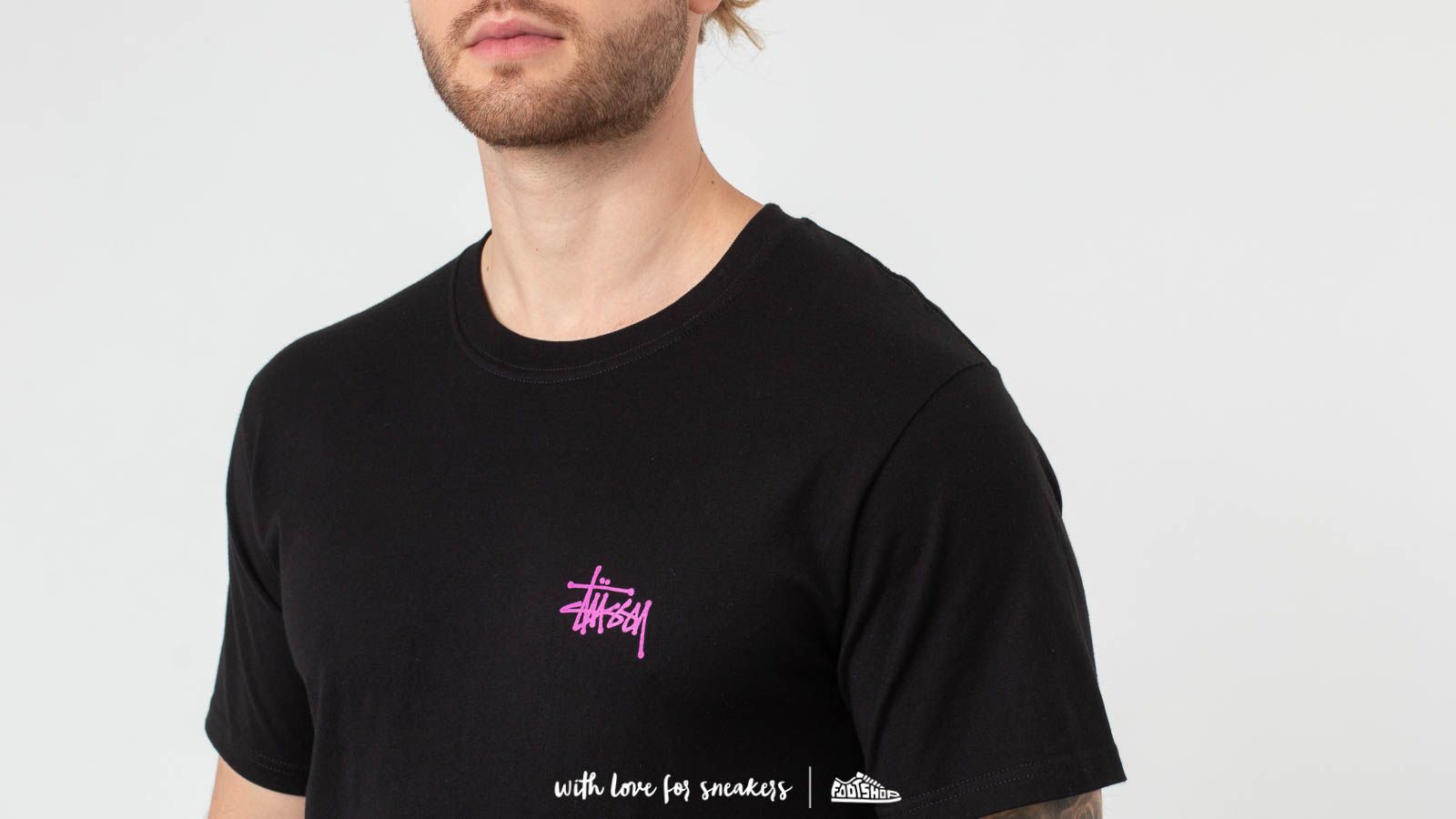 T-shirts Stüssy Basic Tee Black