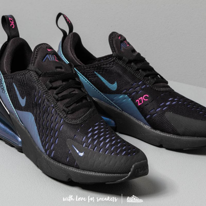 eeeeeno　ブラック Women's shoes Nike W Air Max 270 Black/ Laser Fuchsia-Regency