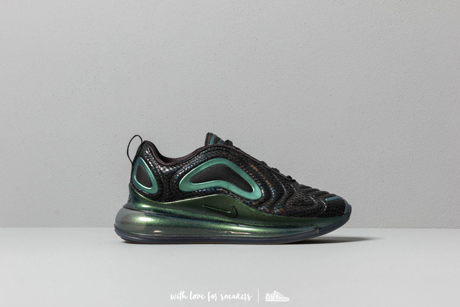Damen Sneaker und Schuhe Nike W Air Max 720 Black Black Metallic Silver Footshop