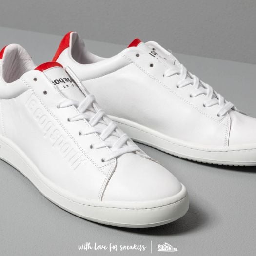 Men s shoes le coq sportif Blazon Optical White Pur Red Footshop