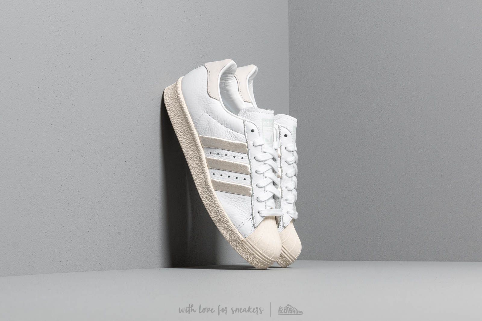Women's shoes adidas Superstar 80S W Ftw White/ Grey One/ Off White
