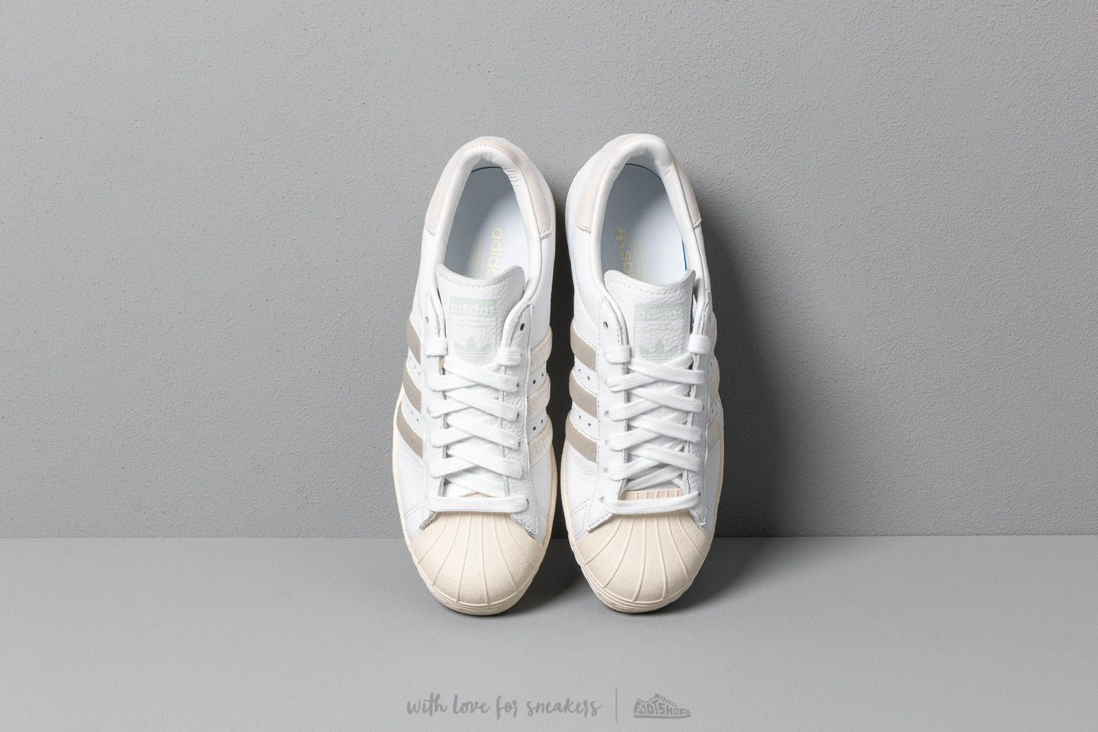 Adidas superstar 80s w ftw white grey one off white online