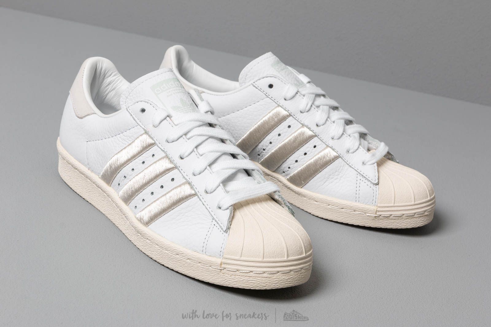 Scarpe donna adidas Superstar 80S W Ftw White Grey One Off White Footshop