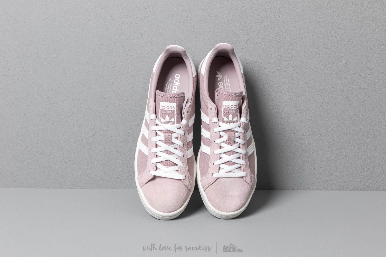 Încălțăminte și sneakerși pentru femei adidas Campus W Soft Vision/ Ftw White/ Crystal White
