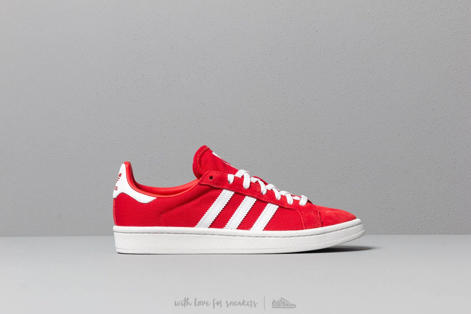 Moteriška avalynė adidas Campus W Scarlet/ Ftw White/ Crystal White