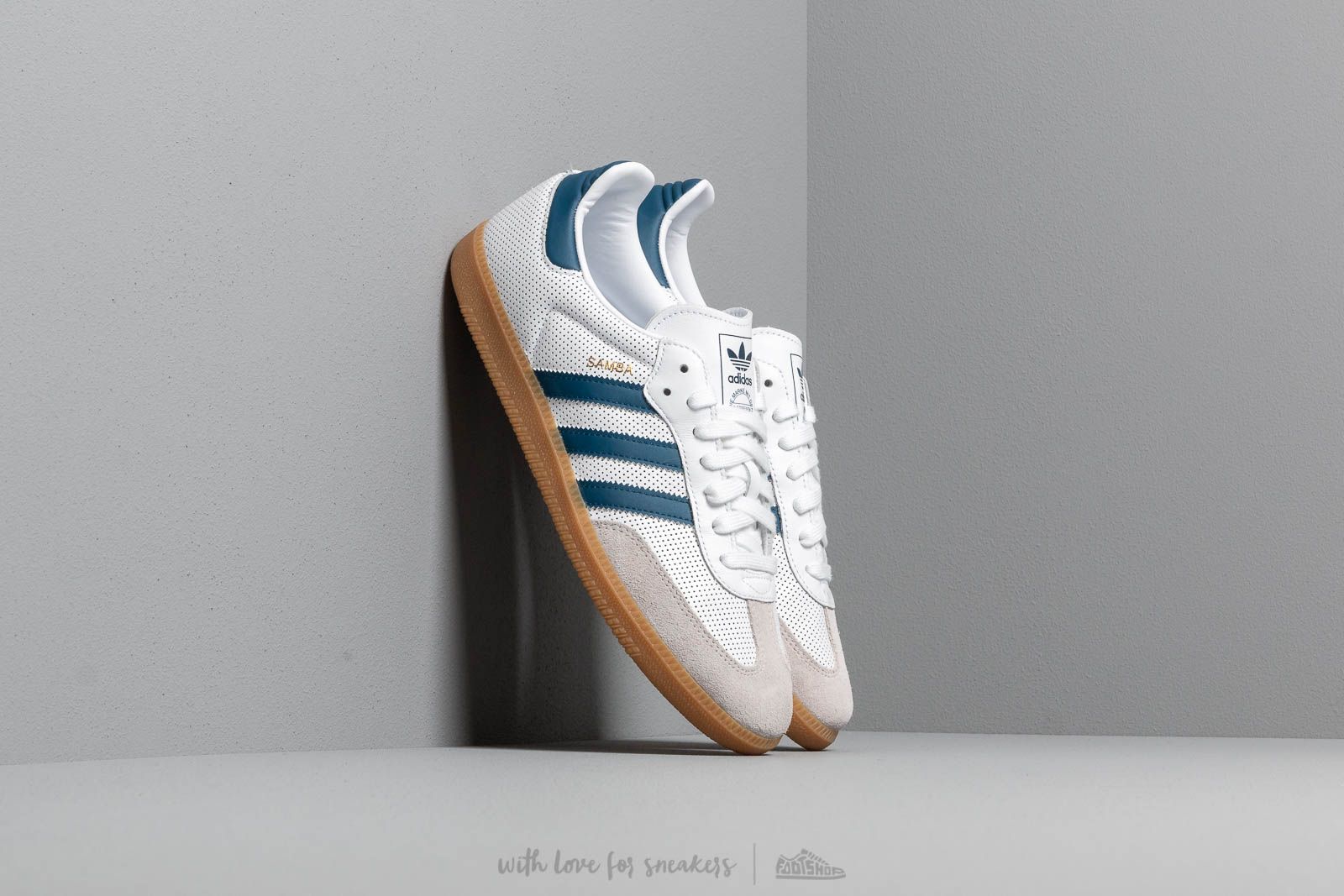 Men s shoes adidas Samba OG Ftw White Legend Marine Grey One Footshop