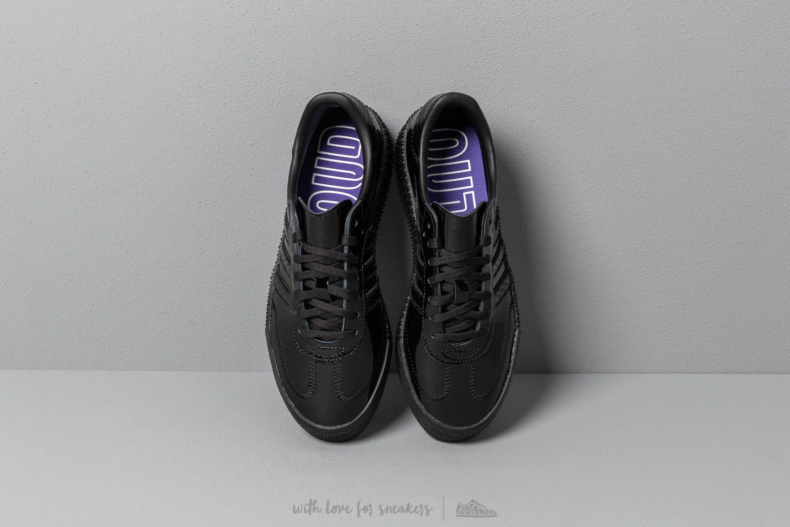 Női cipők adidas Sambarose W Core Black/ Core Black/ Actpur
