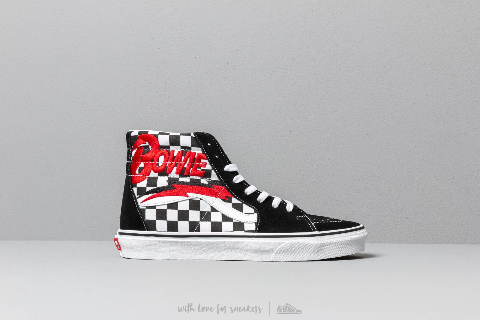 Men s shoes Vans SK8 Hi David Bowie Bowie Checkerboardard