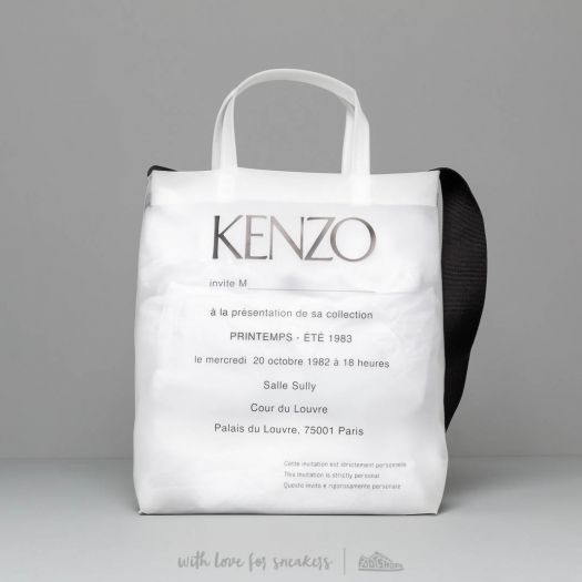 Ta ky p es rameno KENZO Tote Bag Transparent Footshop