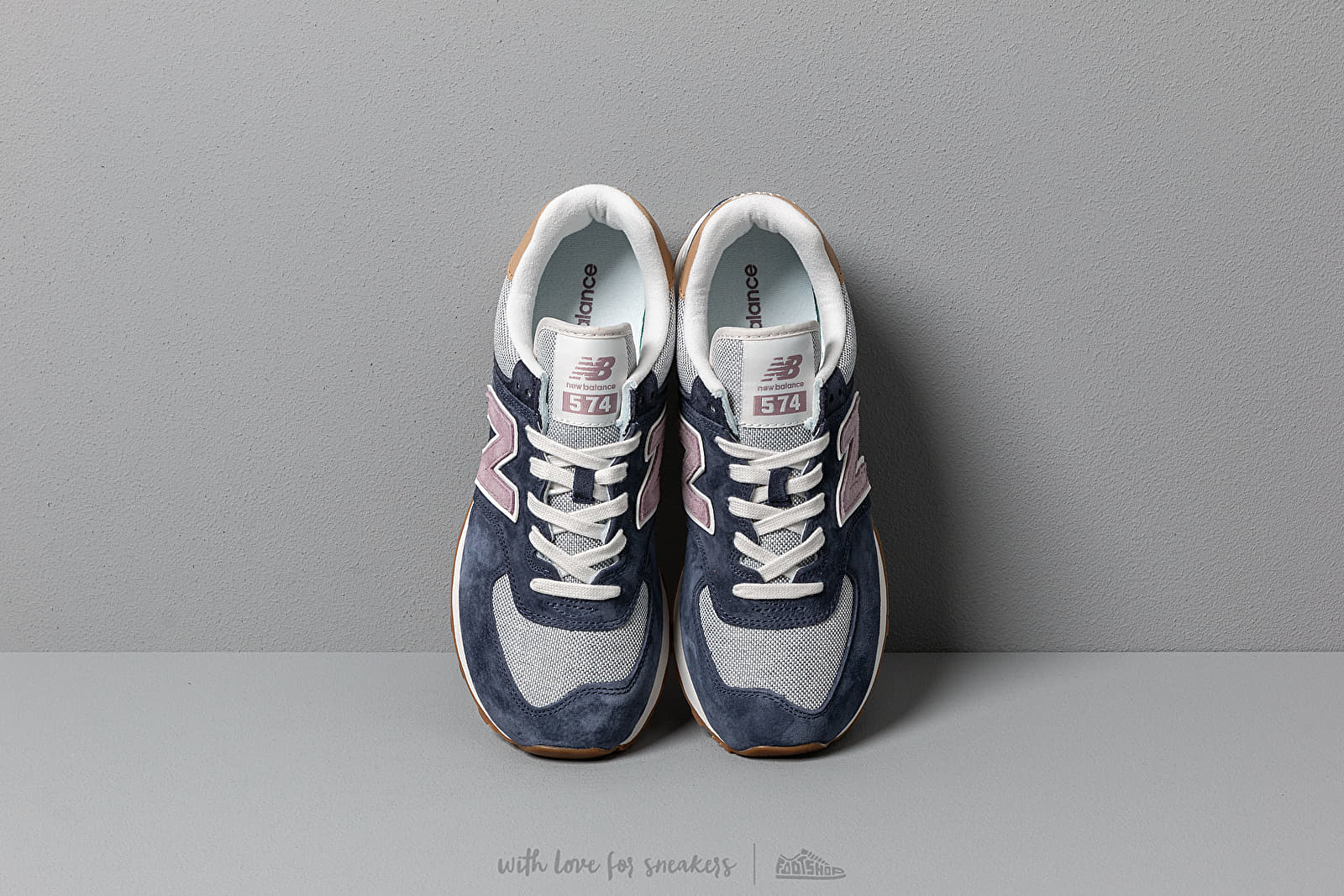 Women s shoes New Balance 574 Navy Cashmere Footshop