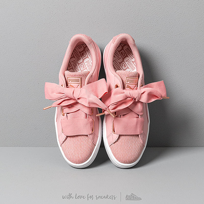 Women's shoes Puma Basket Heart Woven Rose Wn s Bridal Rose-Puma