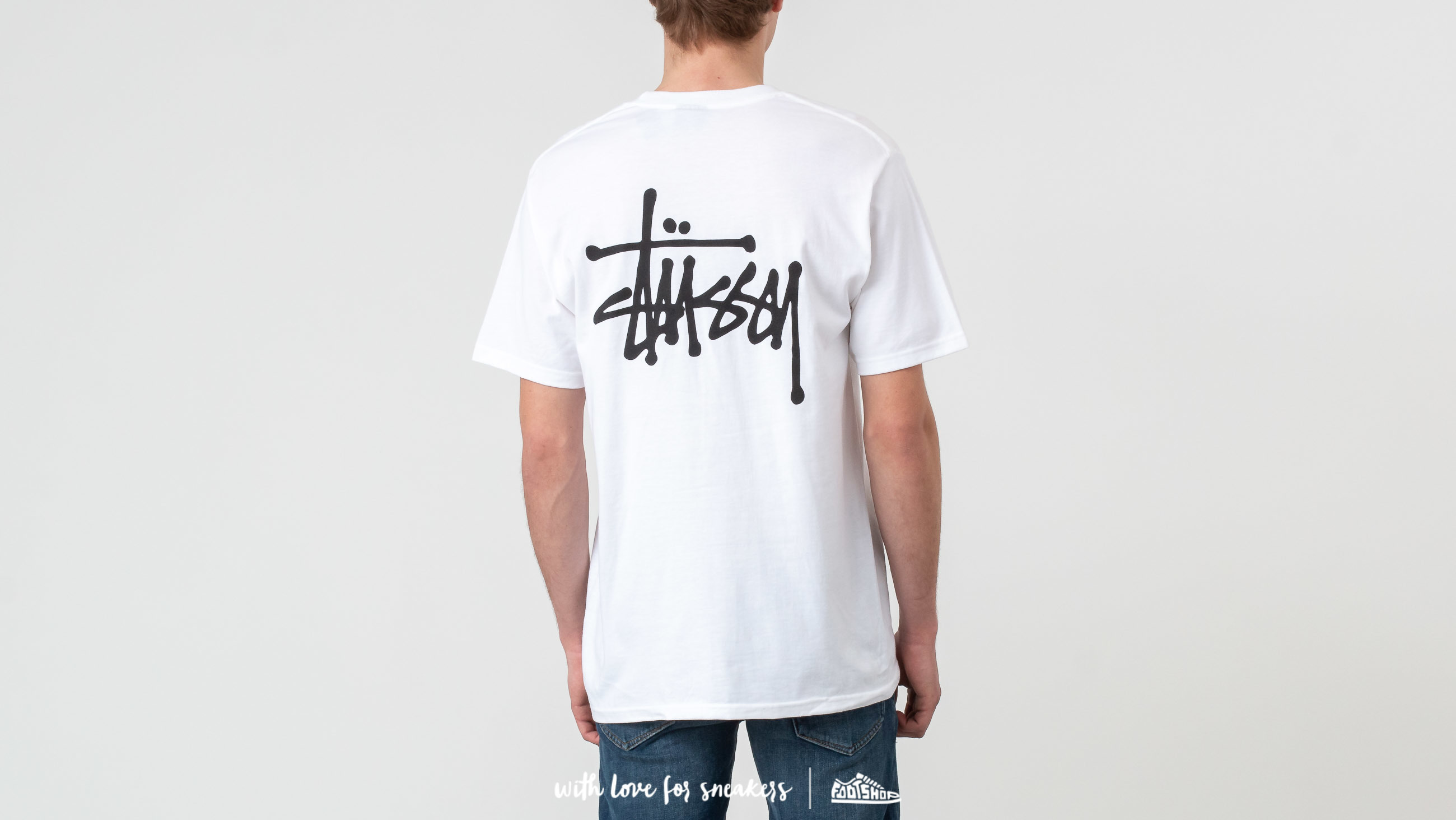 T-shirts Stüssy Basic Tee White