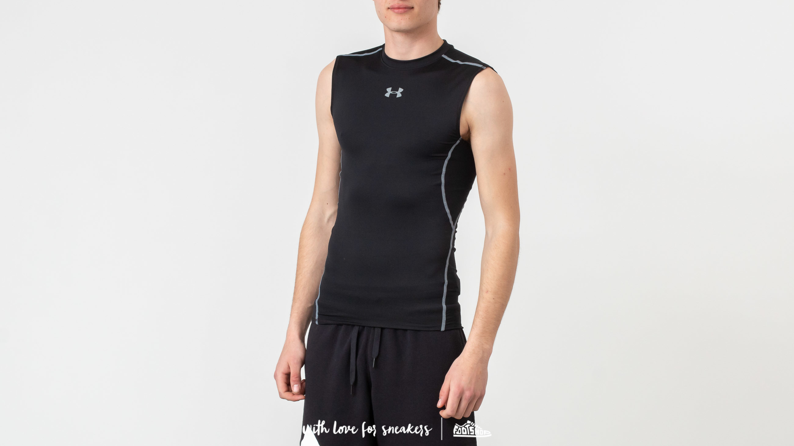 Under armour men's compression tank top discount