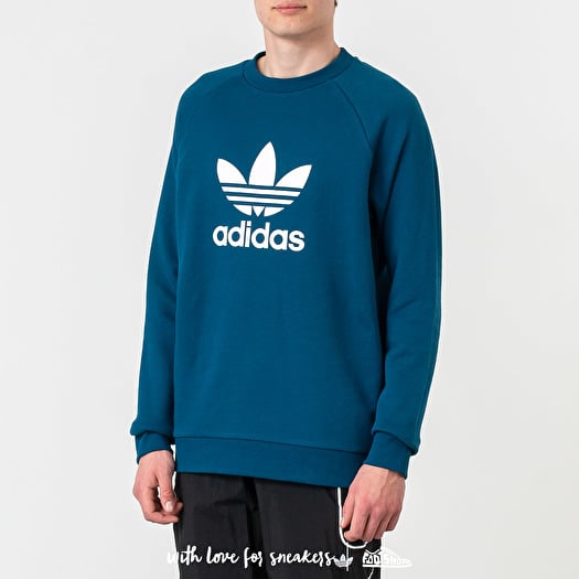 Hoodies and sweatshirts adidas Trefoil Crew Legend Marine Footshop