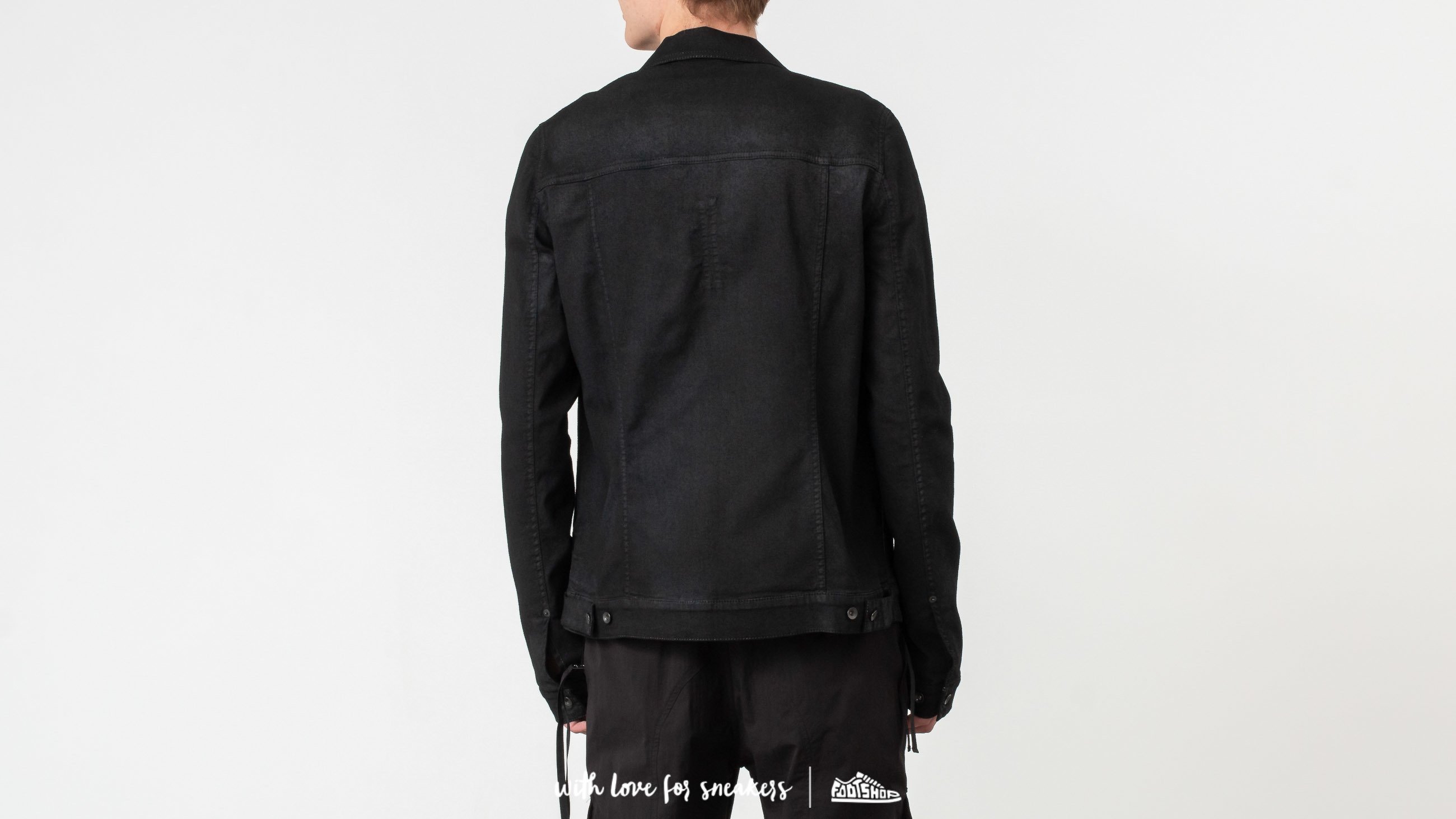Jakas Rick Owens Giacca In Denim Jacket Black