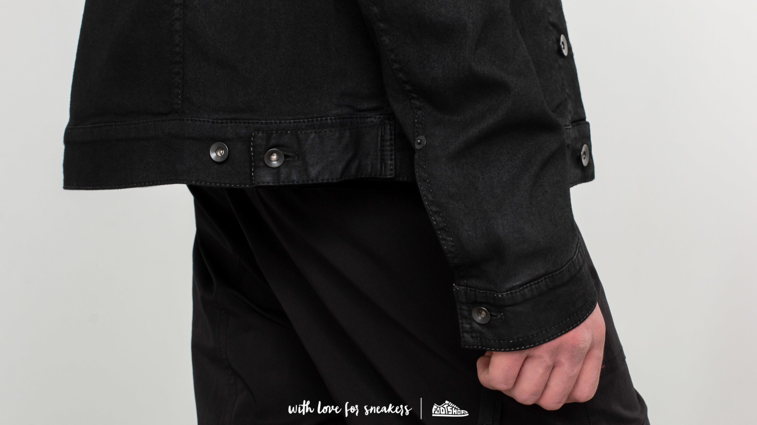 Jakas Rick Owens Giacca In Denim Jacket Black