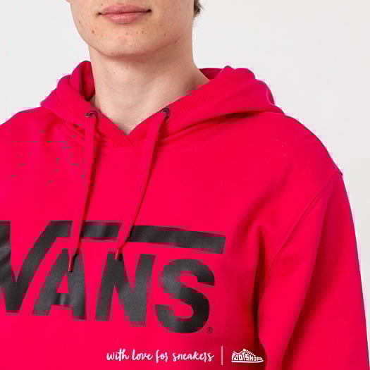 Vans classic pullover hoodie red on sale