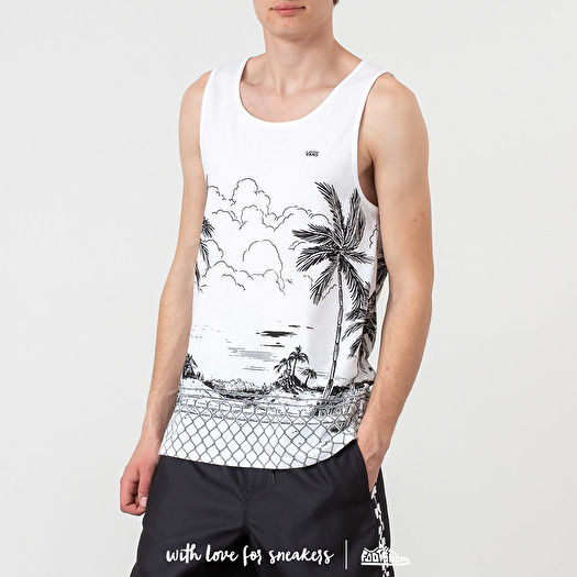 Camisetas de tirantes Vans Paradise Fence Tank White Footshop