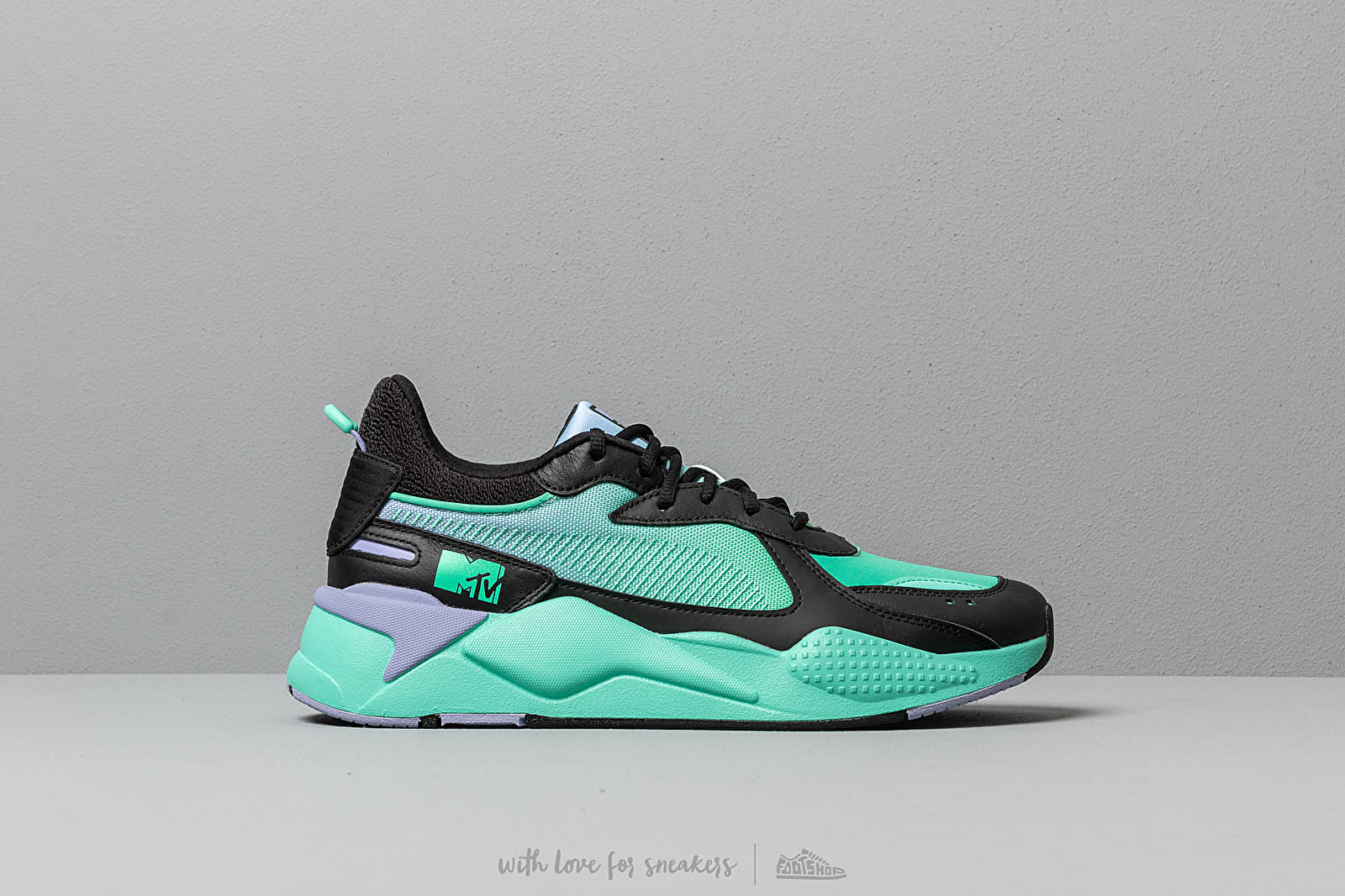 Men s shoes Puma RS X Tracks MTV Pastel 2 Puma Black Sweet Lavender Footshop