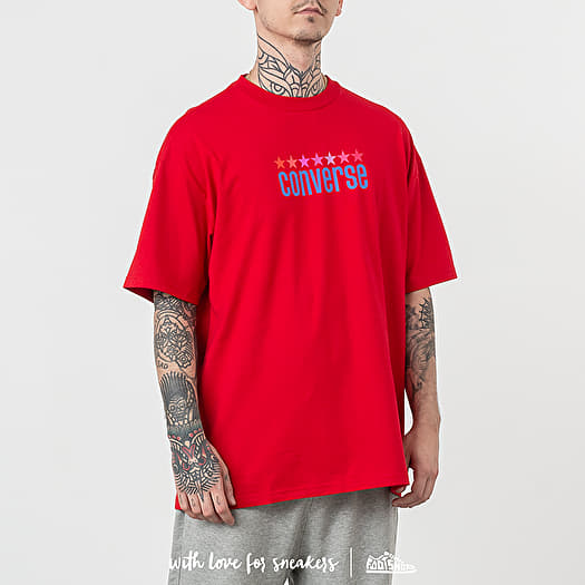 T shirts Converse x A AP Nast Vintage Worldmark Tee Enamel Red
