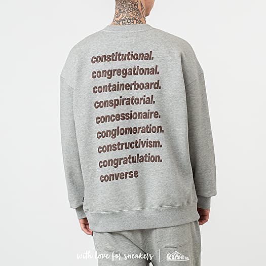 Felpe Converse x A AP Nast JP Crewneck Vintage Grey Heather Footshop