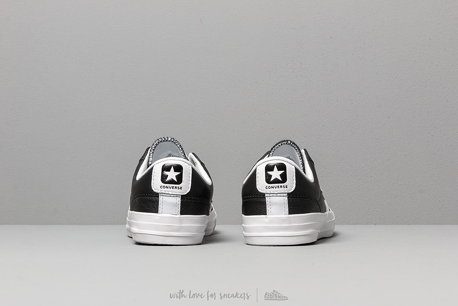 Men s shoes Converse Star Player Black White White Footshop