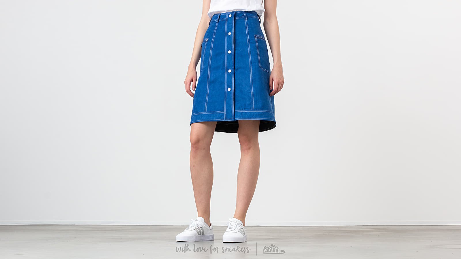 Skjørt Stüssy Clyde Reversible Skirt Black