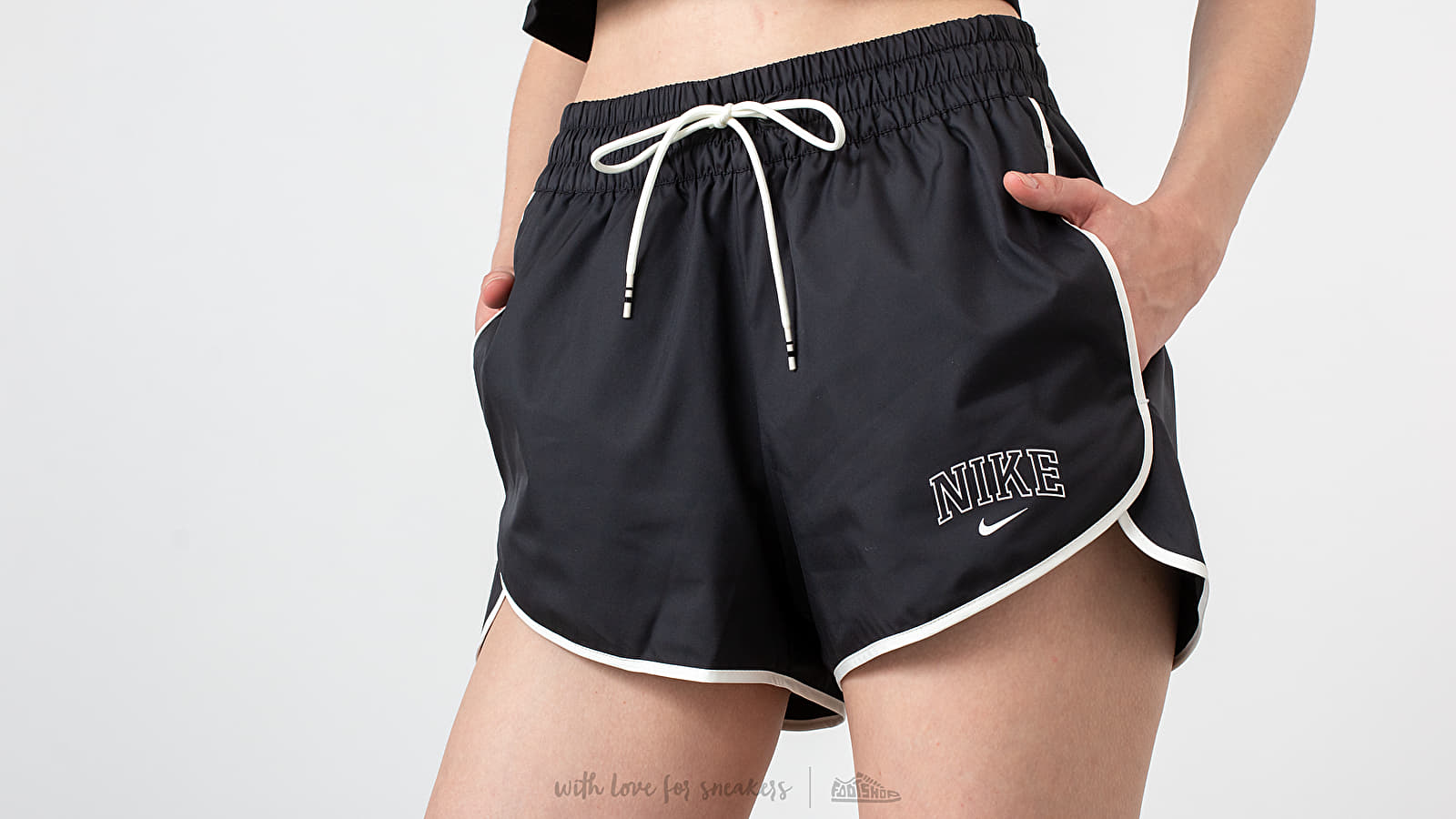 black nike booty shorts