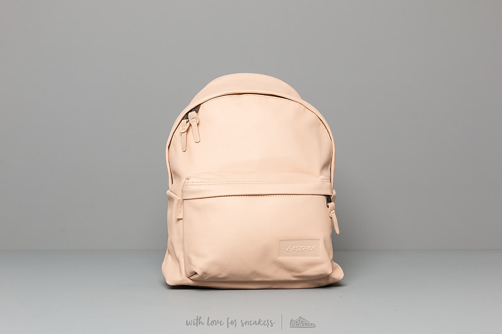 Backpacks EASTPAK Padded Pak'r Neutral Leather