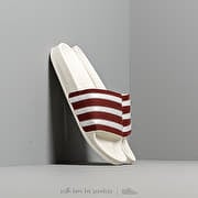 adidas Adilette Core Burgundy/ Ftw White/ Off White