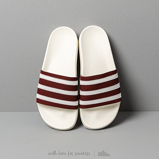 Adilette burgundy offwhite shop