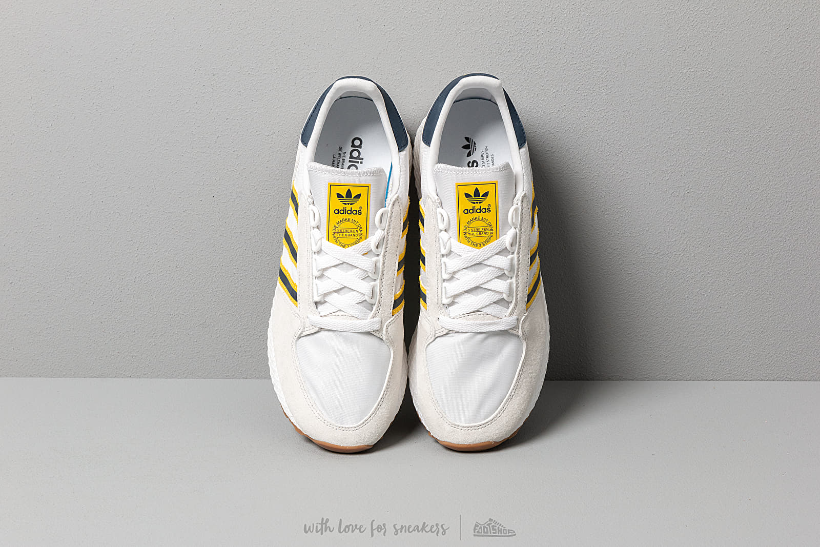 Men s shoes adidas Forest Grove Crystal White Ftw White Navy