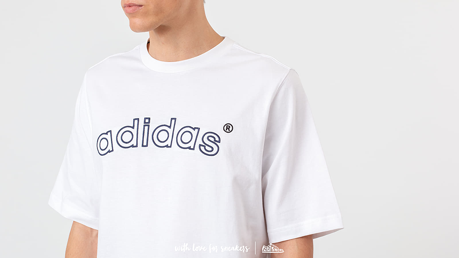 T-shirts adidas Archive Logo Tee White