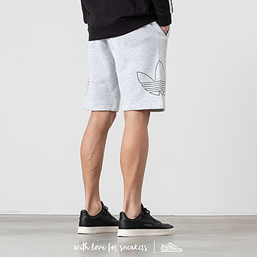 Shorts adidas Outline Shorts Light Grey Heather Coleggiate Navy