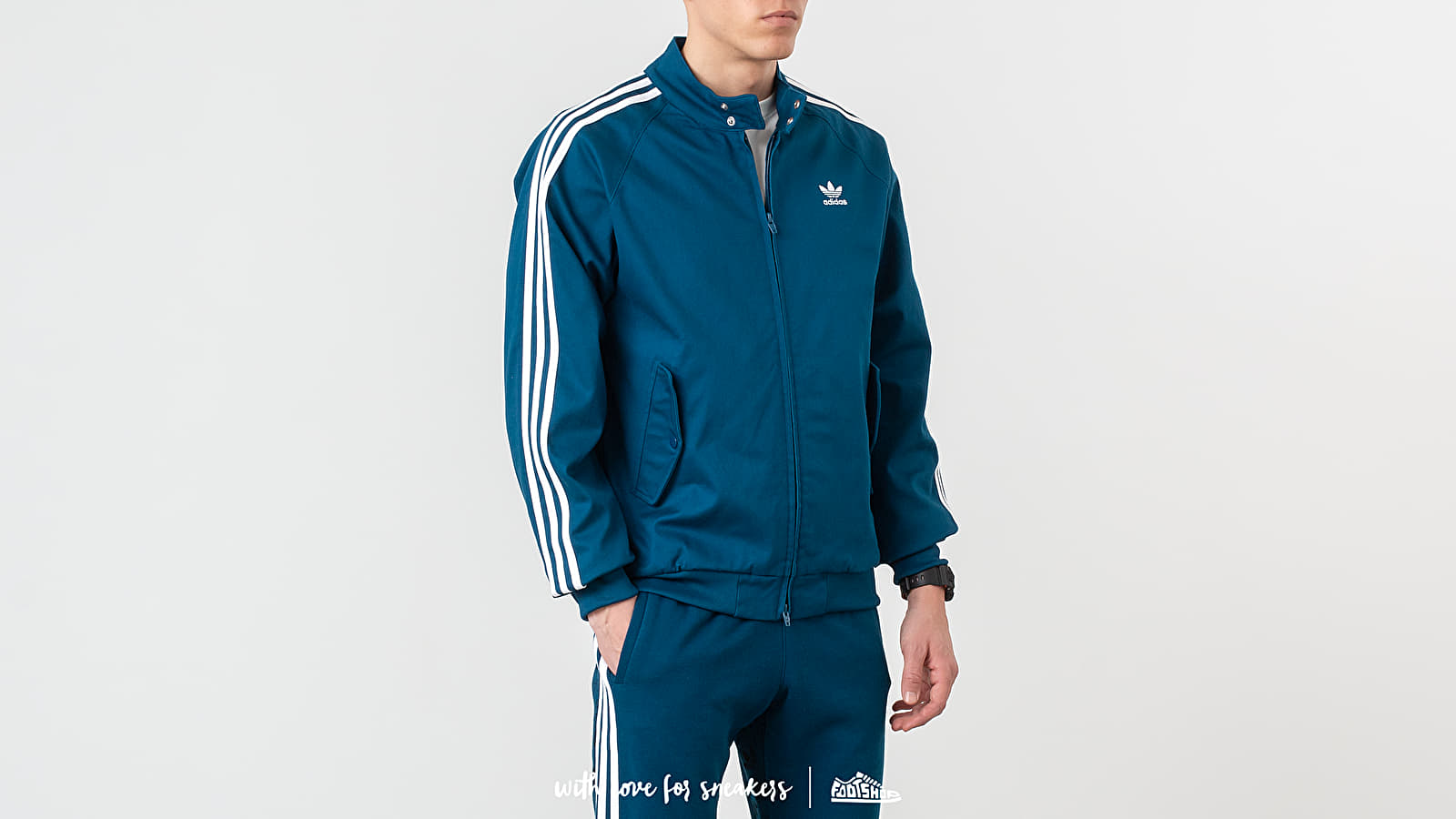 Jackets adidas Herrington Crew Legend Marine/ White