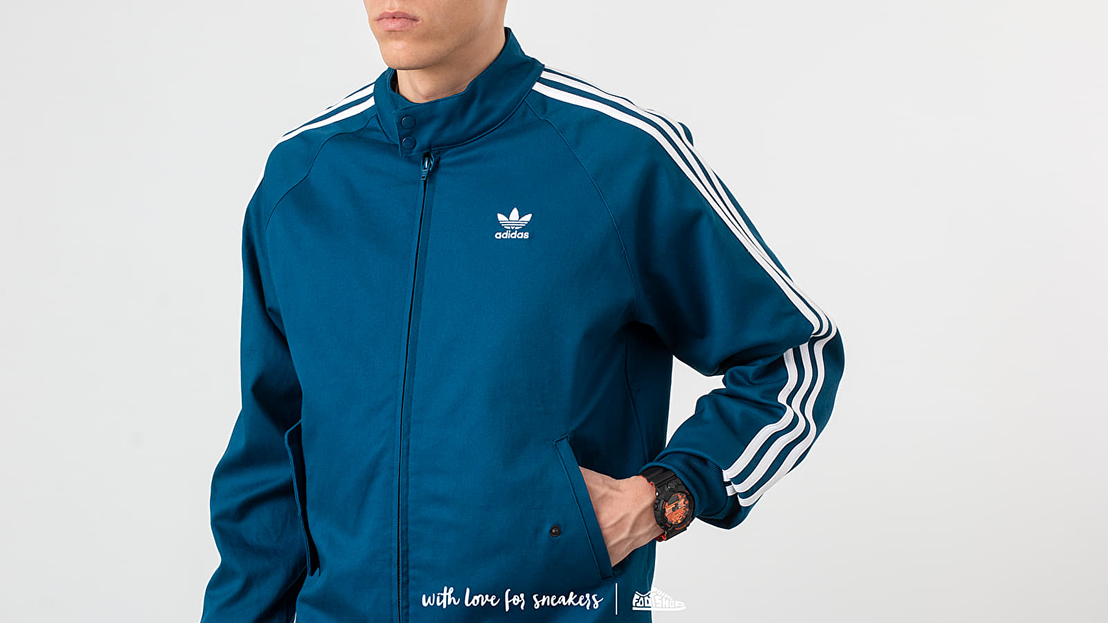 Jackets adidas Herrington Crew Legend Marine/ White