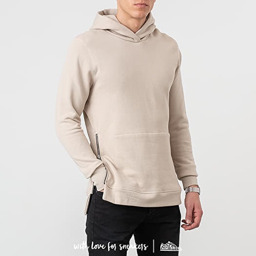Hoodies and sweatshirts John Elliott Hooded Villain Hoodie Cement Footshop