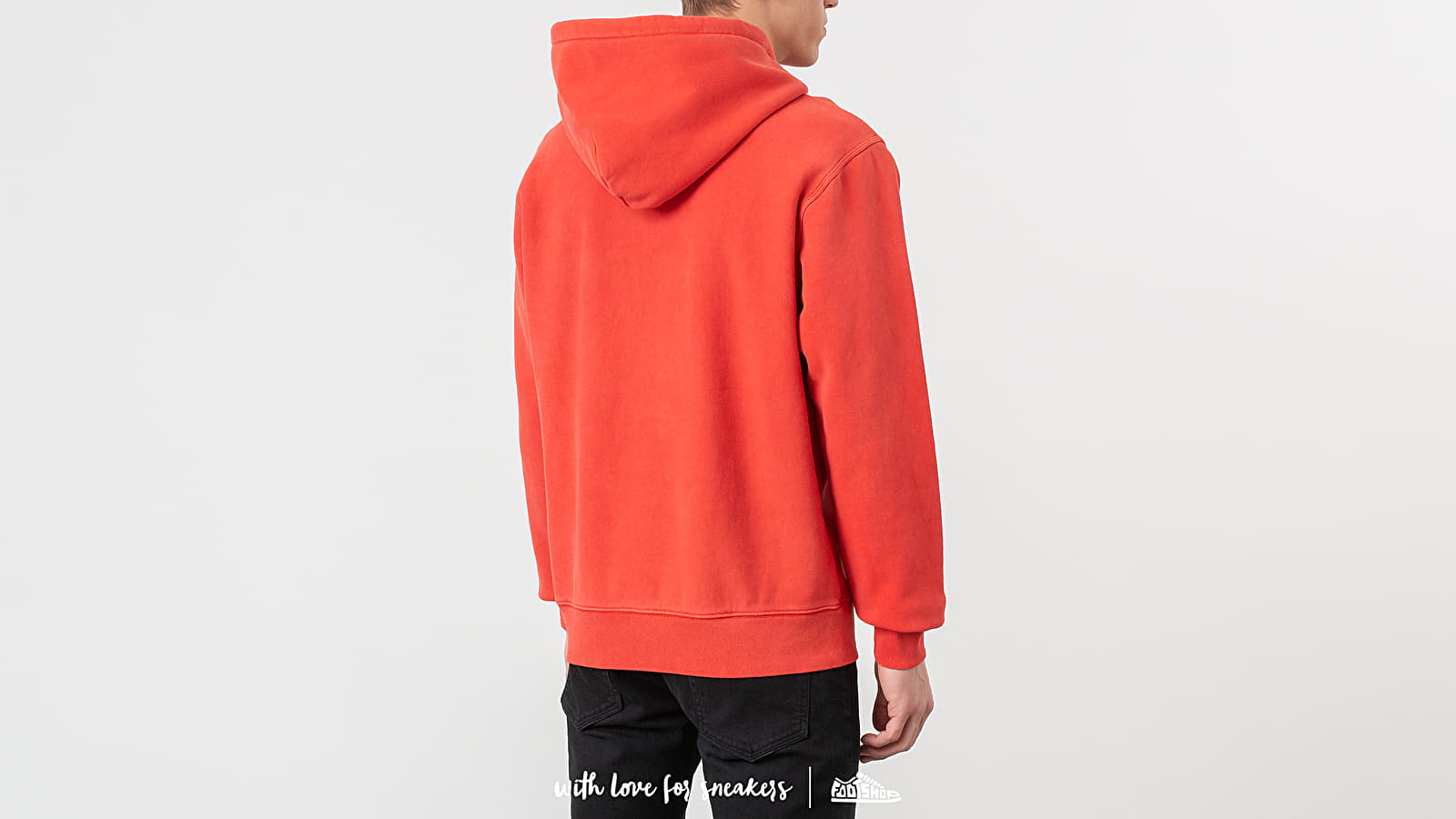 Topman red hoodie discount