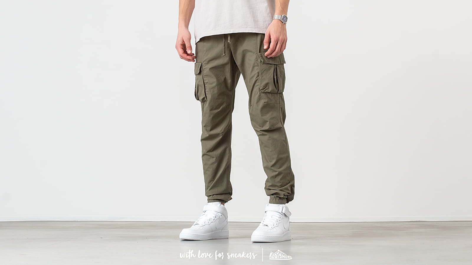 John elliott cargo pants olive outlet