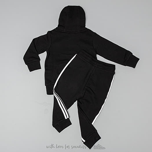 Παιδικά ρούχα adidas Trefoil Hoodie Black/ White | Footshop