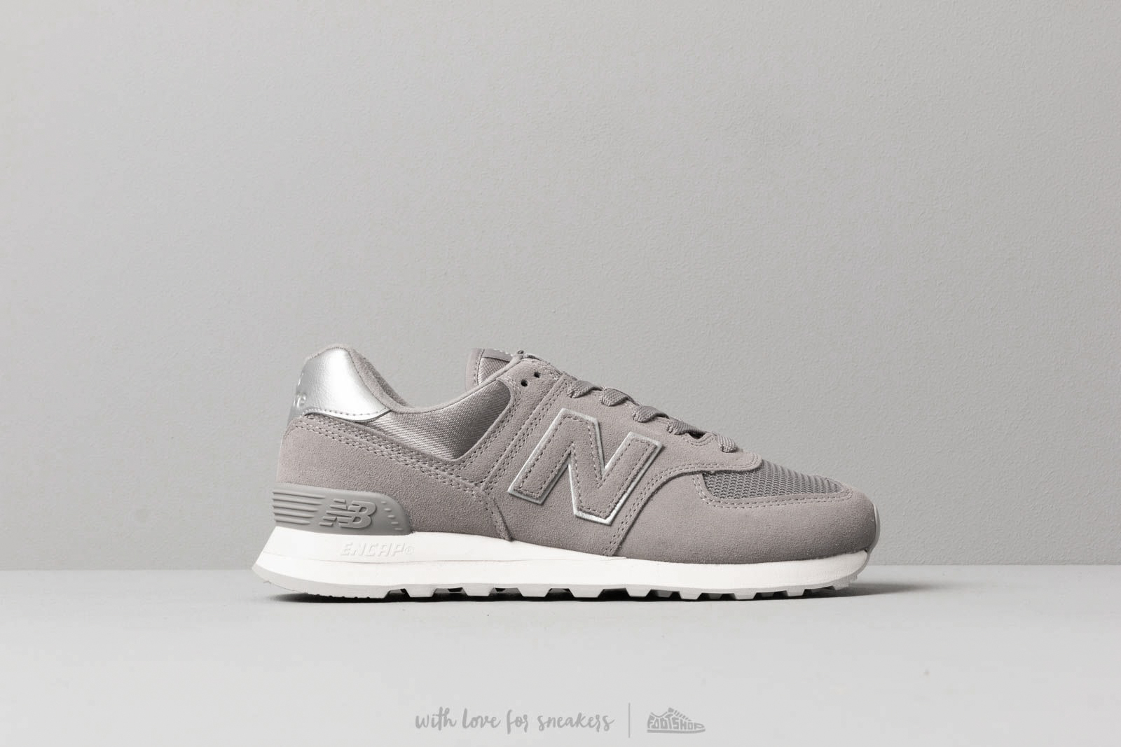 Women s shoes New Balance 574 Grey White Footshop