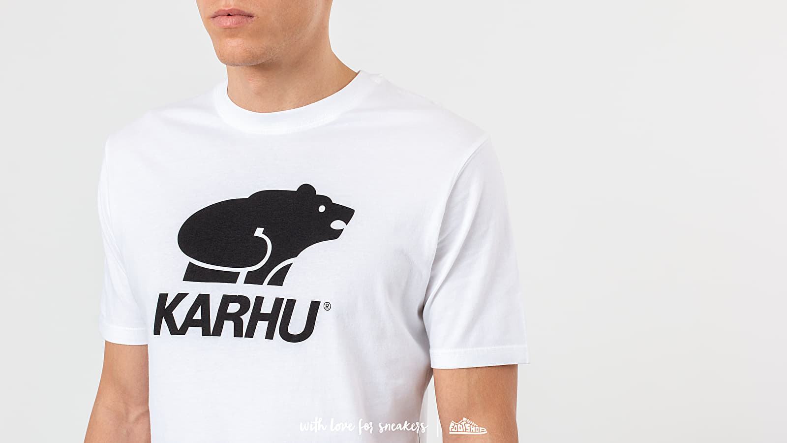 T-shirts Karhu Basic Logo Tee White/ Black