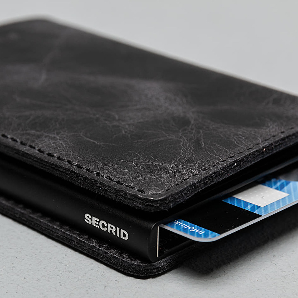 Portofel Secrid Slimwallet Vintage Black