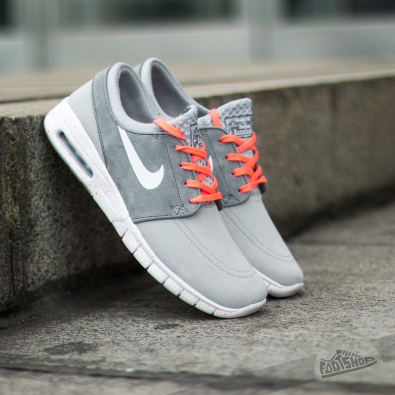 Sb stefan janoski max leather cool grey cheap