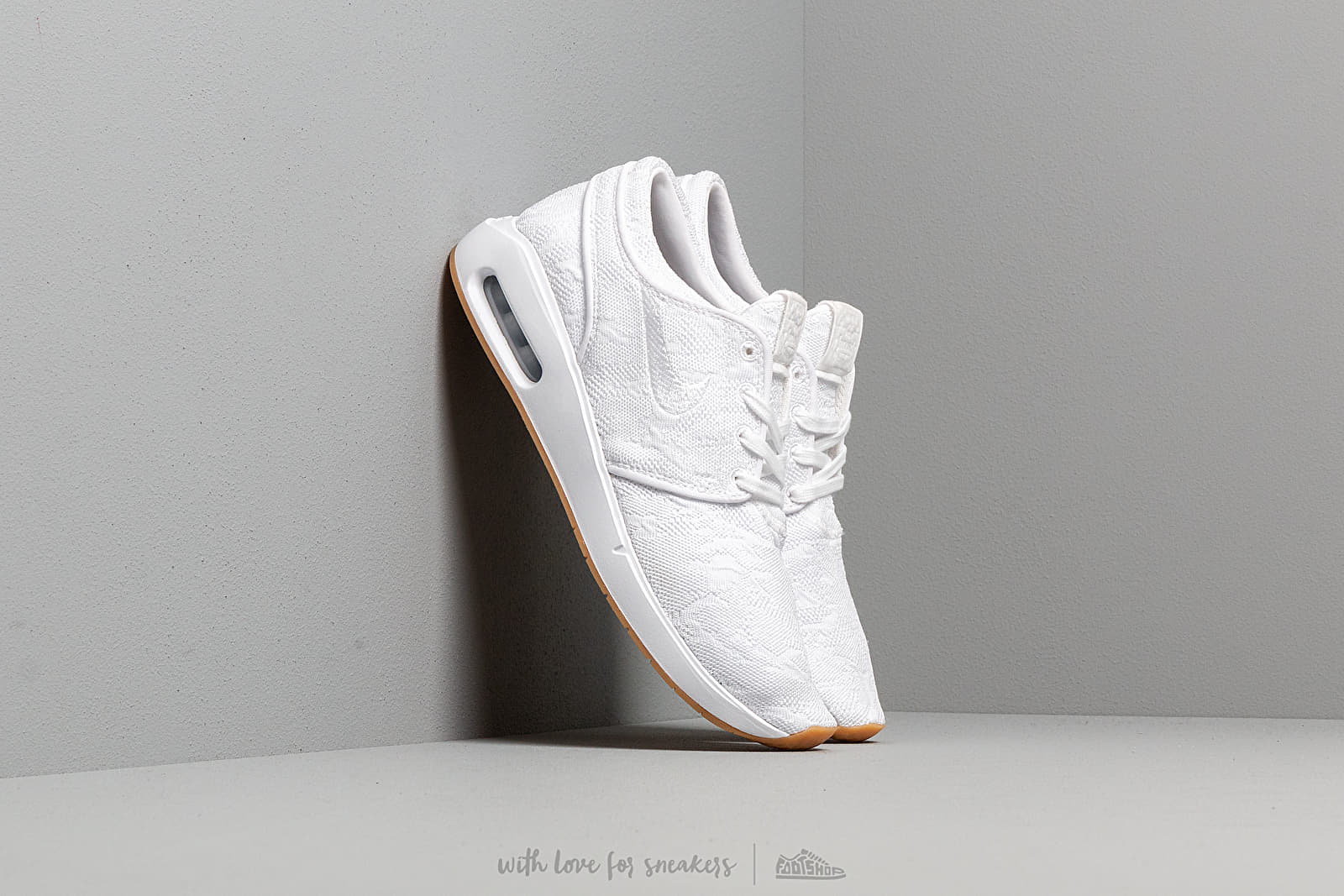 Мъжки кецове и обувки Nike Sb Air Max Janoski 2 White/ White-Gum Yellow